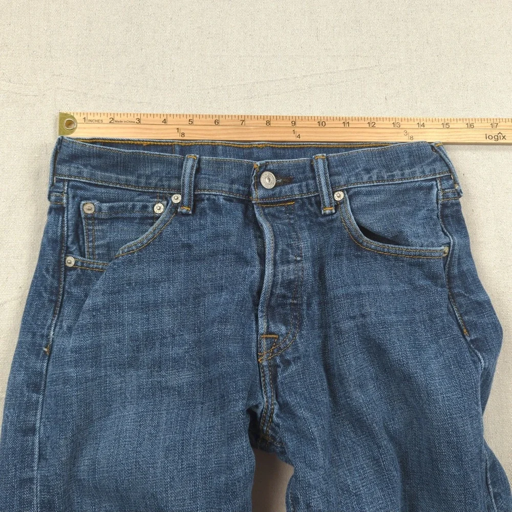Levis 501 Jeans Mens 30x30 Blue Button‎ Fly Casual Classic American Western